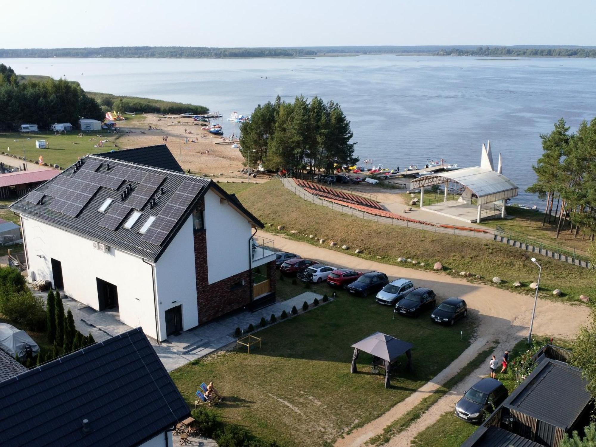 Апартаменты Zubr Nad Zalewem Luka Экстерьер фото